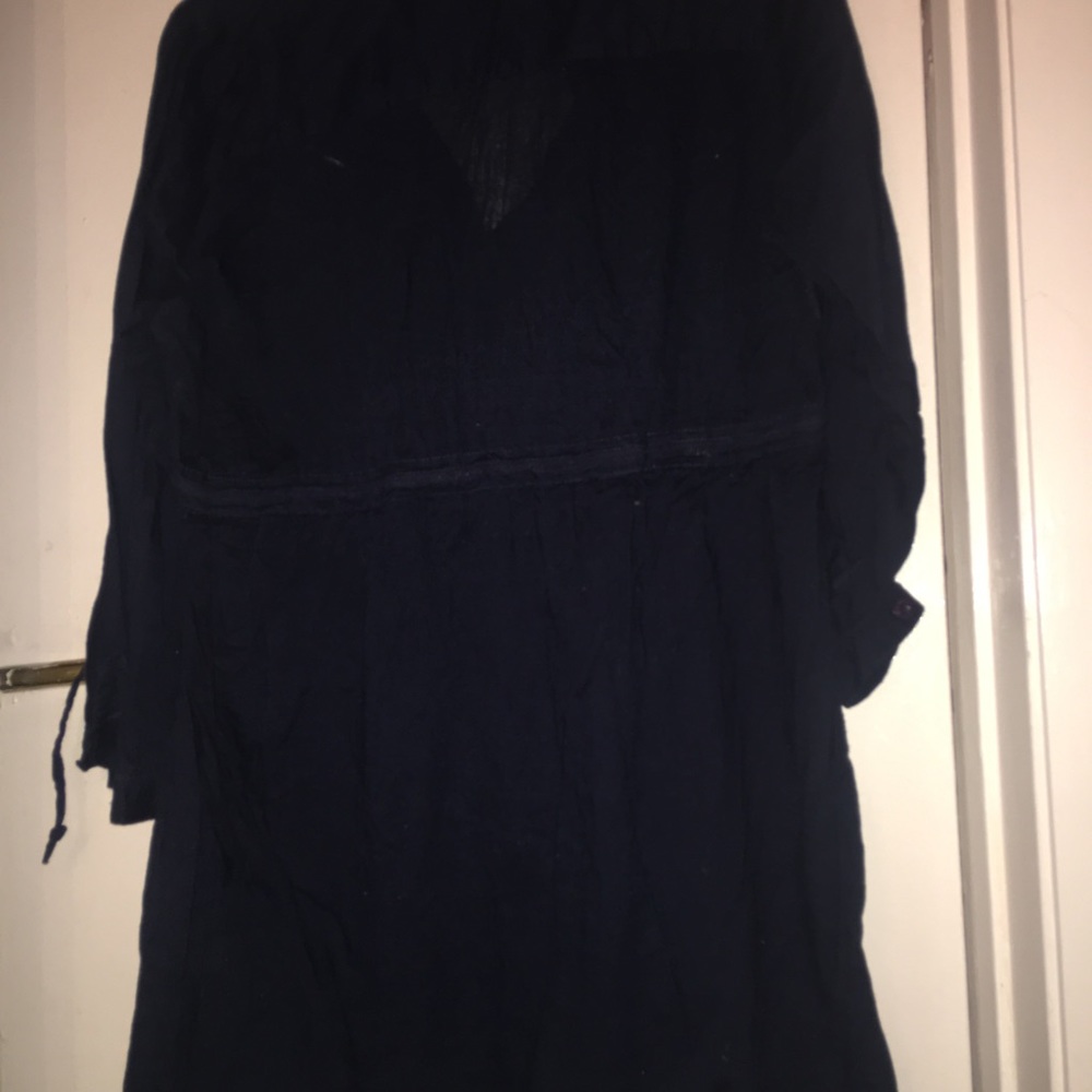 Navy button down top - Picture 2 of 2